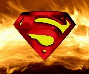 yapboz Superman logo